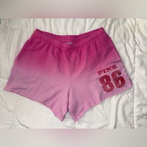 PINK Victoria's Secret Pink Ombre Athletic Shorts